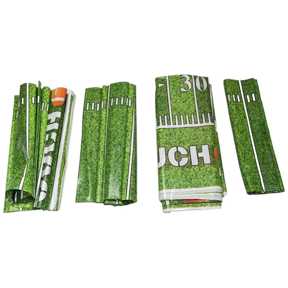Football Party Plastic Tablecloths Disposable Plastic Sports Theme about 54x72